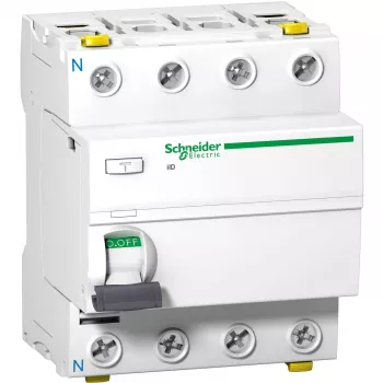 APC Schneider Electric A9Z21463 A tipo liekamosios srovės automatas RCCB 4P 63A 30mA 380-415V AC IP20