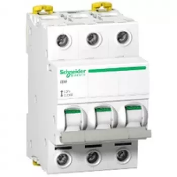Schneider Electric Acti9 iSW A9S65363 3-Polių Atjungiklis 63A 400V AC Baltas