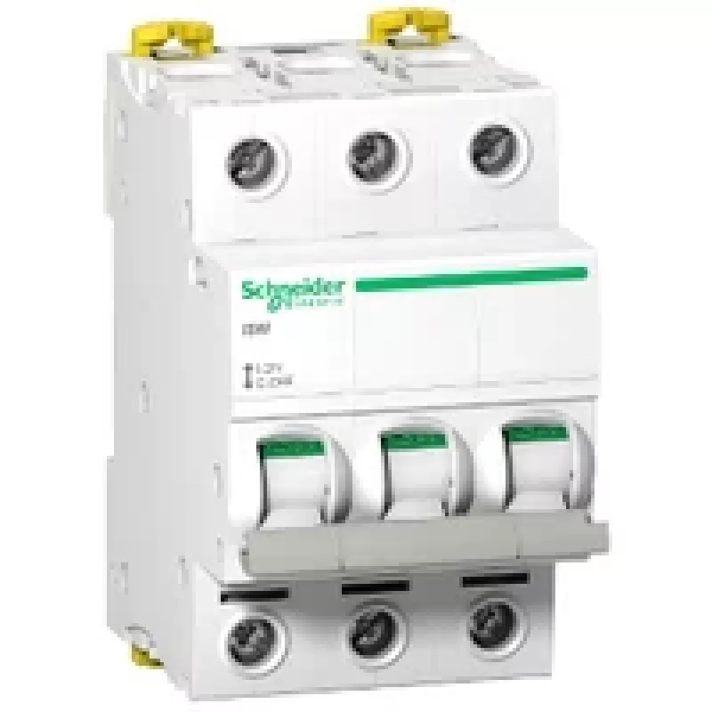 Schneider Electric Acti9 iSW A9S65363 3 polių atskyriklis 63A 400V AC baltas