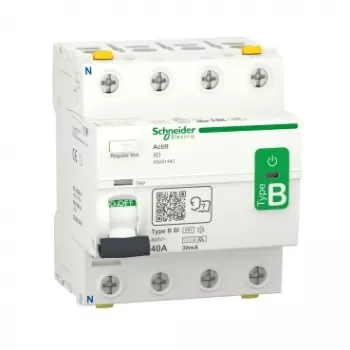 Schneider Electric Acti 9 iID RCCB 2P 40A 30mA Type AC IP20