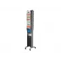PAPERFLOW EPI Brochure Display Stand Silver DIN A4 16 Pockets