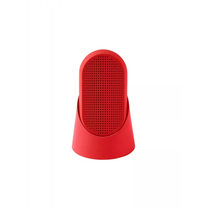 Lexon Mino T nešiojamas Bluetooth garsiakalbis su stovu ir karabinu, raudonas