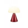 Lexon Mina Audio L LED lempa su Bluetooth garsiakalbiu tamsiai raudona LH76DR