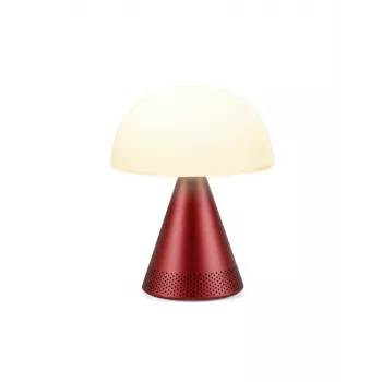 Lexon Mina Audio L LED lempa su Bluetooth garsiakalbiu tamsiai raudona LH76DR