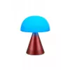 Lexon Mina Audio L LED lempa su Bluetooth garsiakalbiu tamsiai raudona LH76DR