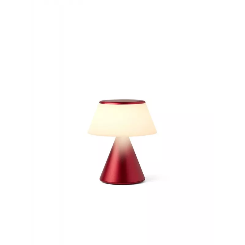 Lexon Luma M LED lempa tamsiai raudonos spalvos LH87DR