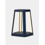 LEXON Lantern LED nešiojamas žibintas su Qi belaidžiu įkrovimu, tamsiai mėlynas LH94DB