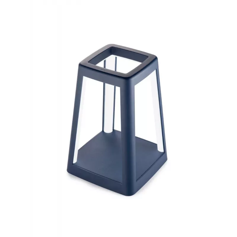 LEXON Lantern LED nešiojamas žibintas su Qi belaidžiu įkrovimu, tamsiai mėlynas LH94DB