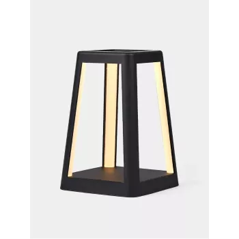 LEXON Lantern LED lempa su belaidžiu įkrovikliu Juoda LH94N