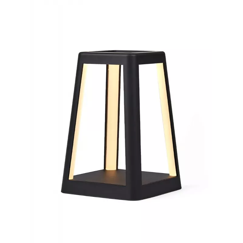 LEXON Lantern LED lempa su belaidžiu įkrovikliu Juoda LH94N