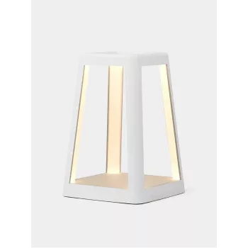 Lexon Lantern LED Lempa su Belaidžiu Krovikliu Balta LH94W