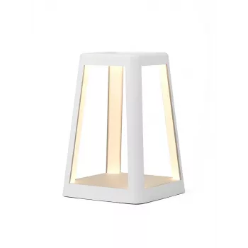 Lexon Lantern LED Lempa su Belaidžiu Krovikliu Balta LH94W