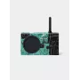 Lexon Tykho 3 X JMB Radio Bluetooth Portable FM Radio with Basquiat Artwork, Black