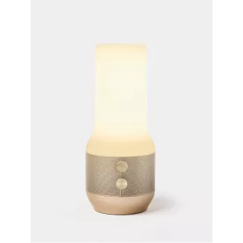 LEXON Terrace+ 3-in-1 LED Lempa, Bluetooth Garsiakalbis, Power Bank 2000 mAh, Auksinė LA134D