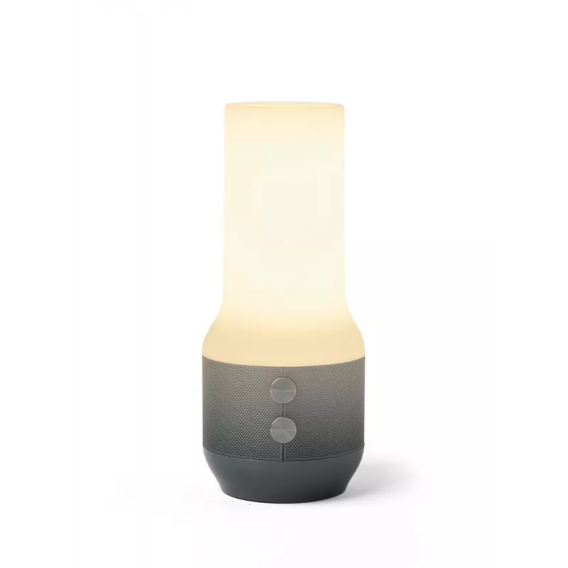 LEXON Terrace+ 3-in-1 LED lempa su Bluetooth garsiakalbiu ir power banku, tamsiai pilka/gunmetal, LA134X