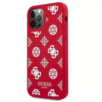 Guess GUHCP12LLSPEWRE iPhone 12 Pro Max 6,7 inch Red Hard Case Peony Collection
