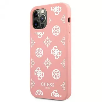 Guess GUHCP12LLSPEWPI iPhone 12 Pro Max 6,7 inch Pink Hard Case Peony Collection