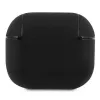 BMW BMA3SSLBK AirPods 3 Dėklas Juoda Natūrali Oda Sidabrinis Logotipas