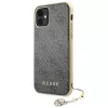 Guess GUHCN61GF4GGR iPhone 11 6,1 inch Hard Case 4G Charms Collection - Grey