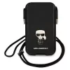 Karl Lagerfeld Saffiano Ikonik Hard Case for Apple iPhone 12 Pro Max, juoda