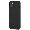 Mercedes-Benz Silicone Line Hard Case, skirta Apple iPhone 13 mini 5,4 inch - juoda