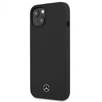 Mercedes-Benz Silicone Line Hard Case, skirta Apple iPhone 13 mini 5,4 inch - juoda