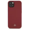 Mercedes-Benz Silicone Line Hard Case for iPhone 13/14/15 6,1 inch Red
