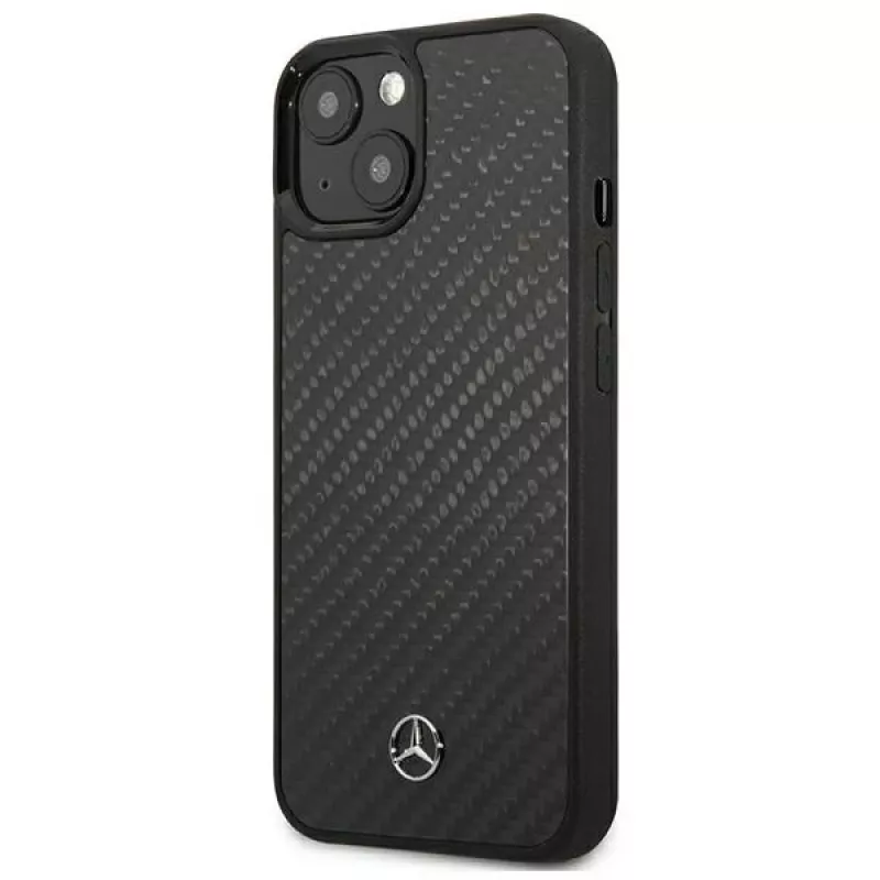 MERCEDES-BENZ MEHCP13SRCABK Dynamic Line Hard Case, skirta Apple iPhone 13 Mini 5,4 inch – Black Carbon