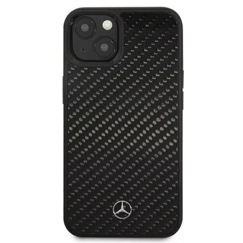 MERCEDES-BENZ MEHCP13SRCABK Dynamic Line Hard Case, skirta Apple iPhone 13 Mini 5,4 inch – Black Carbon