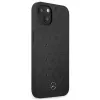 Mercedes-Benz iPhone 13 Mini Hardcase Leather Stars Pattern Black