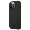 Mercedes-Benz MEHCP13LMBLBK iPhone 13 Pro /13 6,1 inch Black Hardcase Leather Meshed Metal Logo
