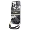 Guess GUHCP13LKCABBK Hard Case iPhone 13 Pro / 13 6,1 inch Juodas Camo Strap Collection
