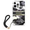 Guess GUHCP13LKCABBK Hard Case iPhone 13 Pro / 13 6,1 inch Juodas Camo Strap Collection