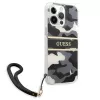 Guess GUHCP13LKCABBK Hard Case iPhone 13 Pro / 13 6,1 inch Juodas Camo Strap Collection