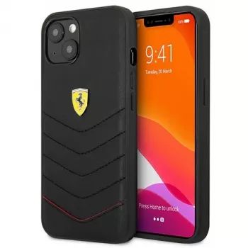 Ferrari FEHCP13SRQUK iPhone 13 Mini 5,4 inch Black Hardcase Off Track Quilted