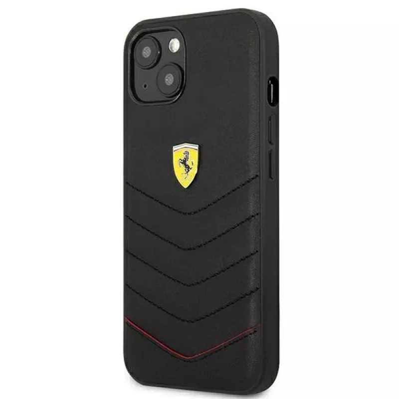 Ferrari FEHCP13SRQUK iPhone 13 Mini 5,4 inch Black Hardcase Off Track Quilted