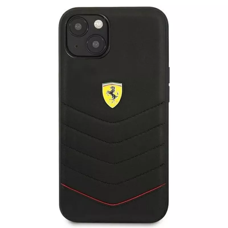 Ferrari FEHCP13SRQUK iPhone 13 Mini 5,4 inch Black Hardcase Off Track Quilted