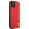 Ferrari On Track Carbon Stripe Hard Case, skirta Apple iPhone 13 mini (5,4 inch), raudona