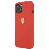 Ferrari FESSIHCP13SRE Silicone Hard Case, skirta Apple iPhone 13 mini 5,4 inch raudona