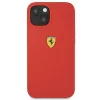 Ferrari FESSIHCP13SRE Silicone Hard Case, skirta Apple iPhone 13 mini 5,4 inch raudona
