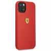 Ferrari FESSIHCP13SRE Silicone Hard Case, skirta Apple iPhone 13 mini 5,4 inch raudona