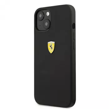 Ferrari FESSIHCP13SBK iPhone 13 mini 5,4 inch Black Hardcase Silicone Back Cover