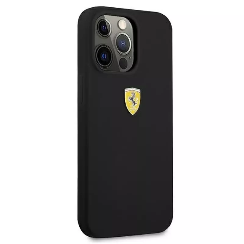Ferrari FESSI Hard Case Silicone for iPhone 13 Pro Max 6,7 inch Black