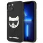 Karl Lagerfeld KLHCP13SCH3DBK Dėklas Apple iPhone 13 Mini 5,4 inch Juodas 3D Guminis Choupette