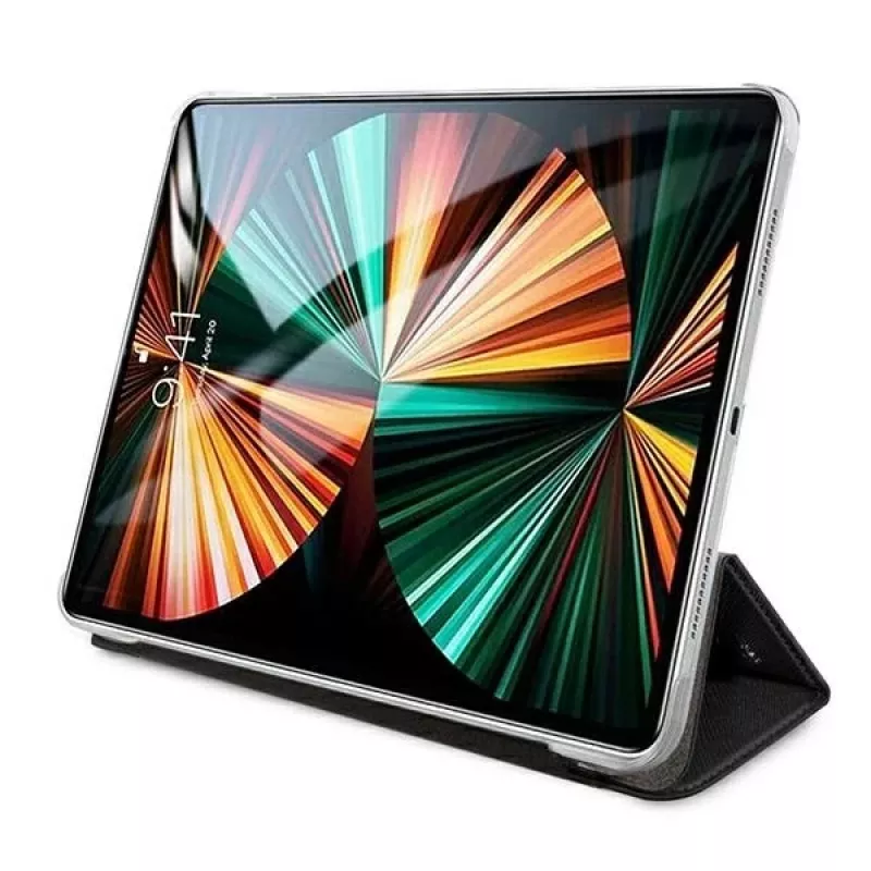 Karl Lagerfeld KLFC11OKMK Book Cover, iPad Pro 11 colių (2021), juoda Saffiano Karl Iconic