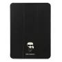 Karl Lagerfeld KLFC12OKMK Book Cover for iPad Pro 12,9 inch (2021/2022) - Black Saffiano Karl Iconic