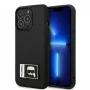 Karl Lagerfeld KLHCP13X3DKPK Ikonik Patch Hard Case, iPhone 13 Pro Max 6,7 inch, juoda