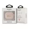 Guess GUA3LSCHSP Silikoninis dėklas su širdelės pakabuku, skirtas Apple AirPods 3rd Generation - Rožinis