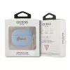 Guess GUA3LSCHSB Silikoninis dėklas su širdelės pakabuku AirPods 3, mėlynas