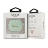 Guess GUA3LSCHSN AirPods 3 dangtelis, žalias silikonas, Charm Heart kolekcija